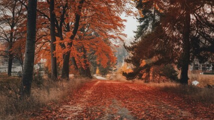 Fototapeta premium autumn in the woods