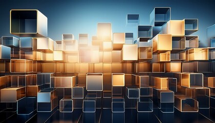 Fototapeta premium abstract background with city, texture, color, architecture, success, block, blocks, 