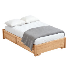 Modern wooden bed
