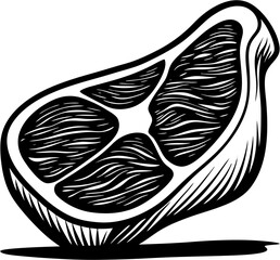 steak vector design logo