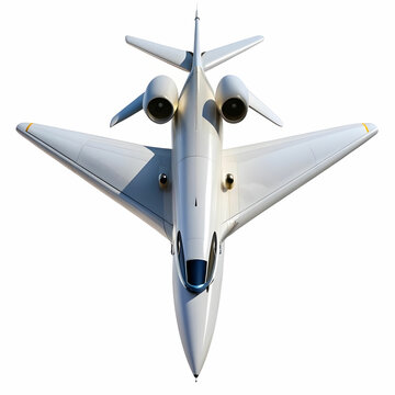 recommend clip art: a jet on white background. Aeroplan on runway ready to takeoff, illustration