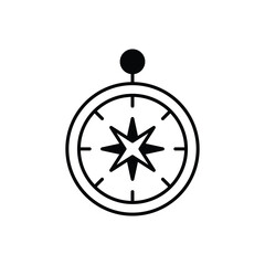 Compass vector icon ready to use for apps and websites