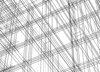 Building 3d structure. Architectural background. 