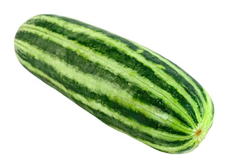 Cucumber or Cucumis melo isolated