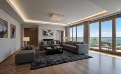 Modern luxury living room interior design