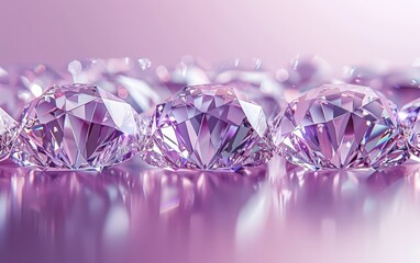 Sparkling Purple Diamonds