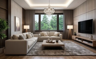 modern luxury living room interior design