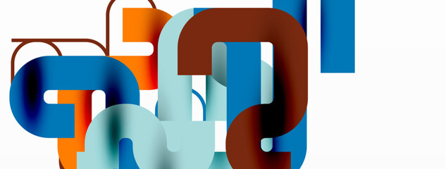 Wave lines minimal abstract background