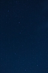 日本の夏の夜　満天の星空と北斗七星　鳥取県日南町