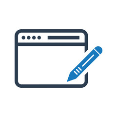Browser design icon
