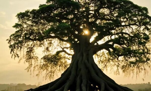 3d view of banyan tree