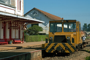 Obraz premium gare, chemin de fer, train, Antsirabe, Madagascar