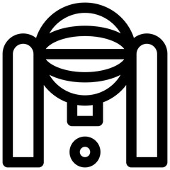 Bingo. Editable stroke vector icon.