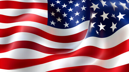 Fototapeta premium USA old Grunge flag Painted flag Background with USA painted flag, Generative Ai