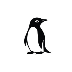 Obraz premium Black Penguin Vector