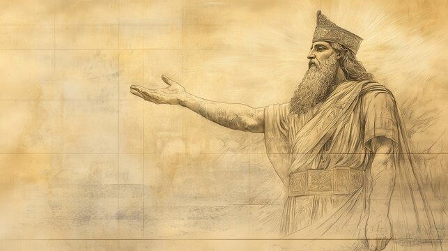 Biblical Illustration: Babylon's King's Prideful Claim to Ascend Heaven, Symbolizing His Overreach