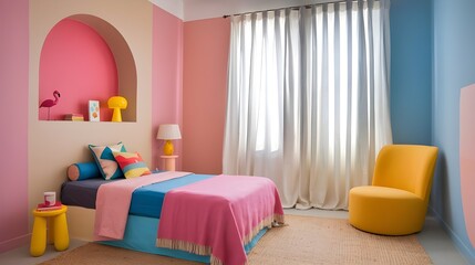 interior design of a modern bedroom