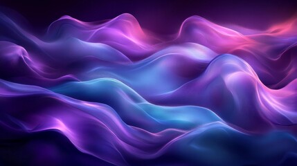 Obraz premium Abstract Waves of Color Generative AI