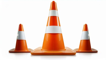 traffic cone sign, AI generated