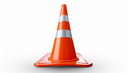 traffic cone sign, AI generated