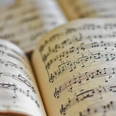 Naklejka premium Music notes - classic music