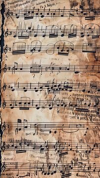 Music notes - classic music