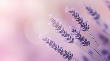 Obraz premium lavender flowers on a white background