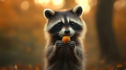 Obraz premium close up of a raccoon