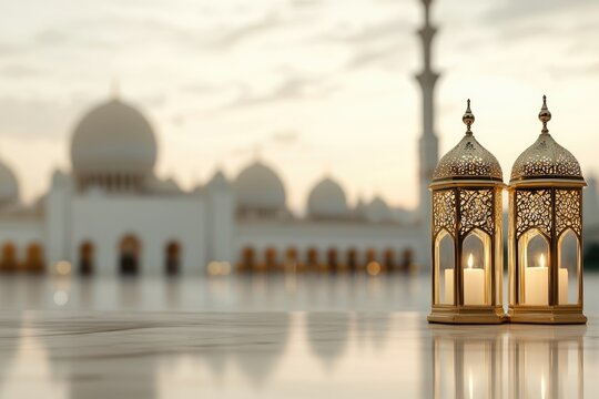 Festive poster: beautifully designed Happy Mawlid al-Nabi banner, capturing spirit of reverence, celebration with elegant typography, decorative elements for this important day in Islamic tradition.