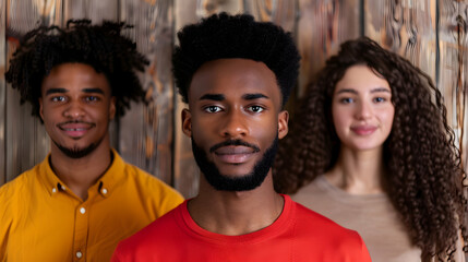 Many Happy Diverse Ethnicity Different Young 