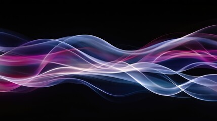 Naklejka premium Electric abstract waves pulse with energy