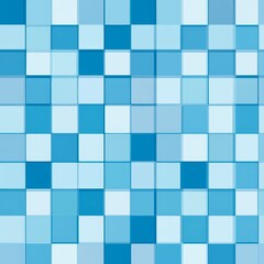 A modern blue checkered background that presents a stylish and contemporary look. The checkered pattern is evenly spaced and has a neat appearance. The blue color is vibrant and gives a sense of calmn