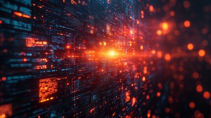 Abstract Digital Data Stream Generative AI