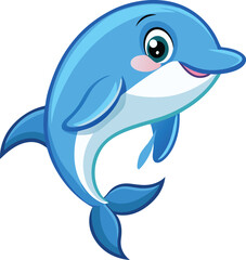Smile dolphin fish 