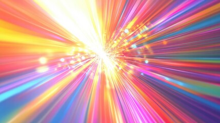 Obraz premium Dynamic abstract rays mesmerizing patterns