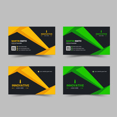 Innovative Modern Business Card Design template