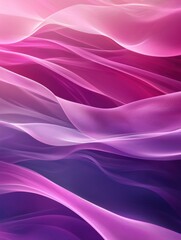 Obraz premium Captivating Digital Landscape of Ethereal Waves and Vibrant Gradients
