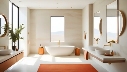 Photo interior modern design room 3d illustration