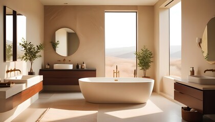Photo interior modern design room 3d illustration