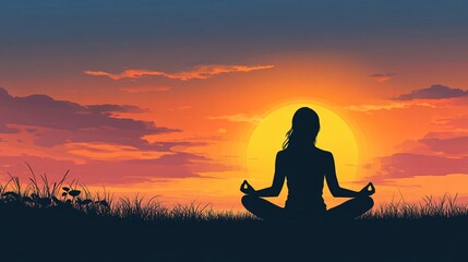 person does yoga exercises