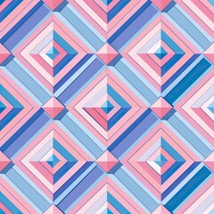 Pink and blue geometric pattern