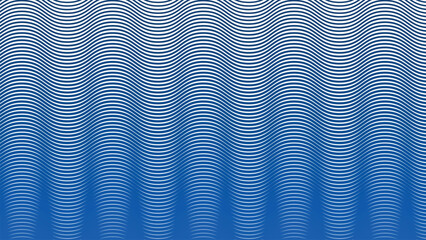 Blue wave stripes line abstract background