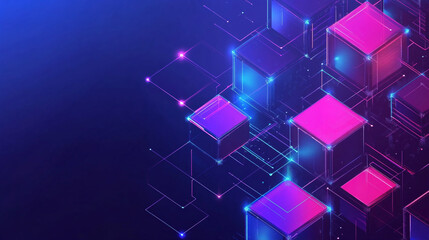  design circuit board. Illustration Abstract modern futuristic, engineering.  Minimal geometric background. Dynamic blue shapes composition with white lines