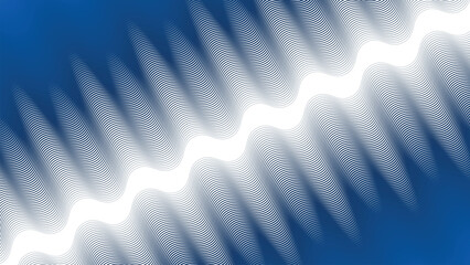 Blue wave stripes line abstract background