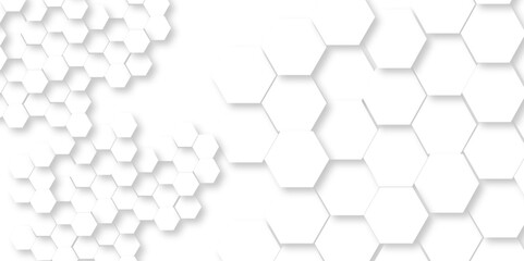 Vector Abstract 3d white hexagon realistic mesh cell honeycomb texture. geometric technology white grid emboss hexagonal background. connection web grid luxury white pattern.	
