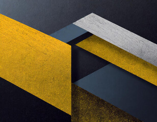 Niebiesko-żółte geometryczne tło