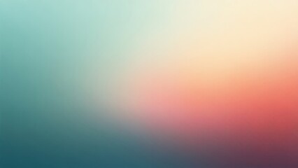 Grainy gradient background teal orange red blue retro noise texture summer banner poster backdrop design