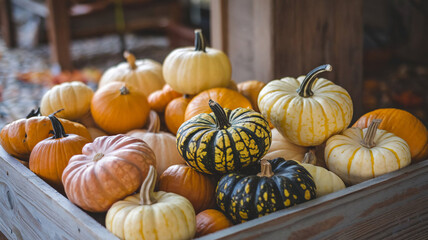 pumpkins and gourds