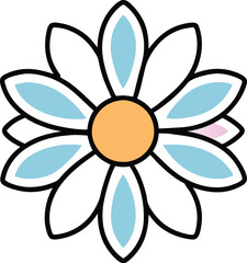 Vibrant Garden Bliss Flower Petals and Leaves Vector Art
