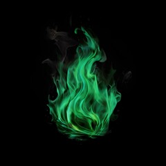 green flame